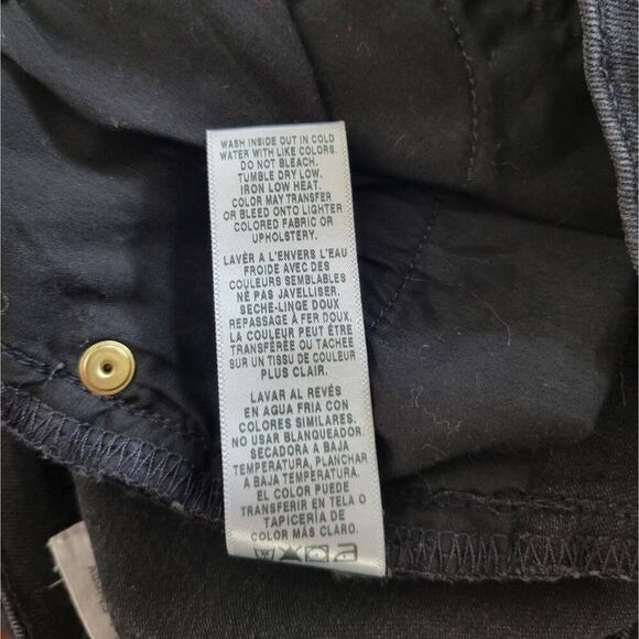 Frame Black Condor Raw Hem Le High Skinny Jeans 28 - Picture 9 of 9